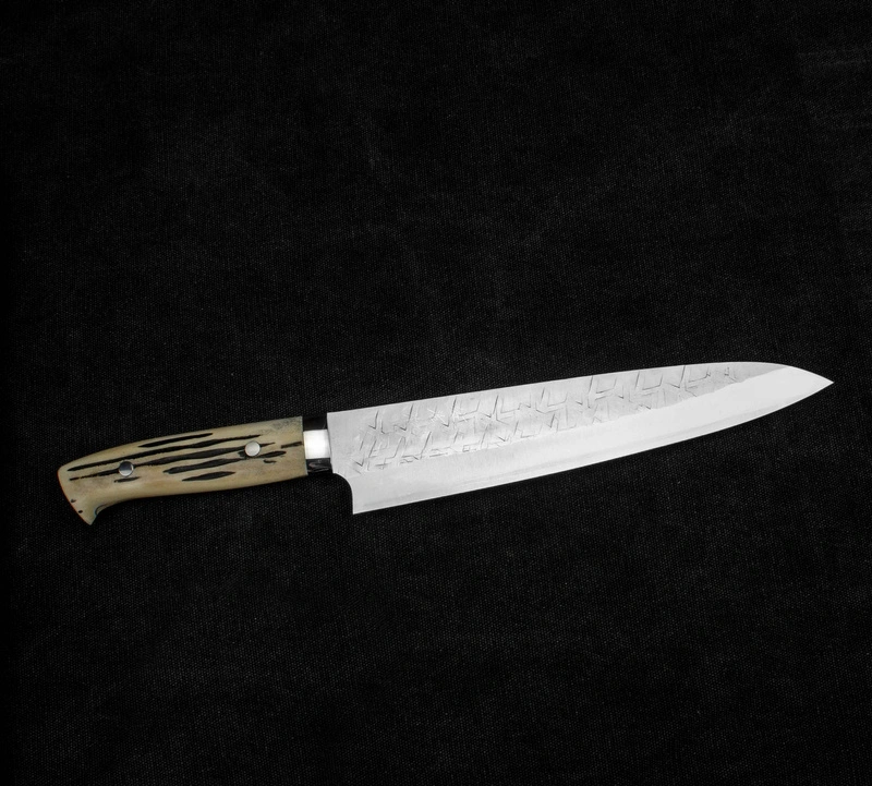 Takeshi Saji - SRS-13 Róg Jeleni Nóż Szefa 24cm