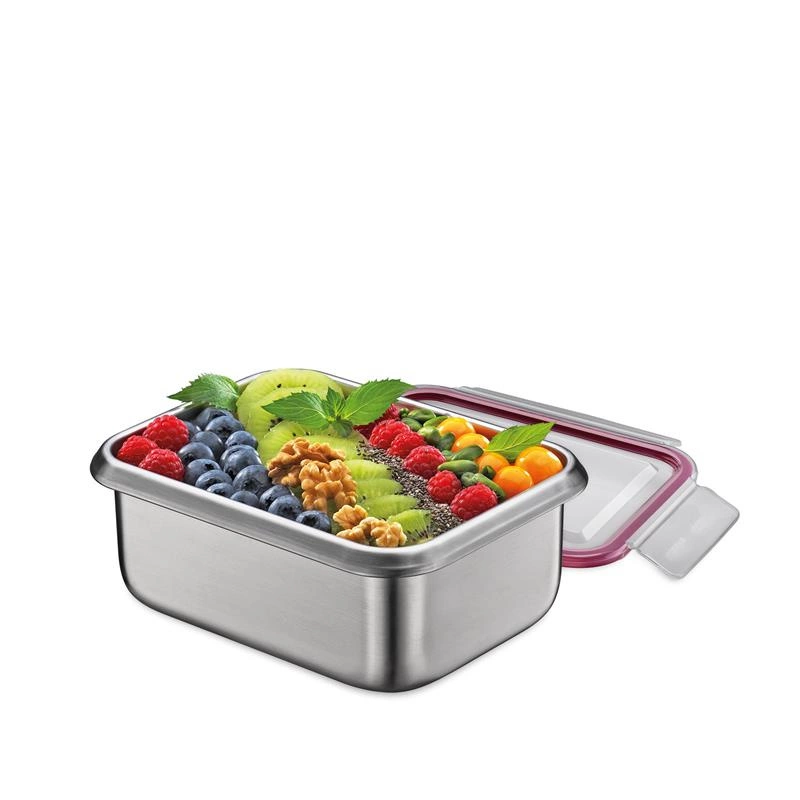 Kuchenprofi - pojemnik na lunch, 1,0 l, 14 x 18,5 x 7,5 cm, stal nierdzewna/tworzywo sztuczne