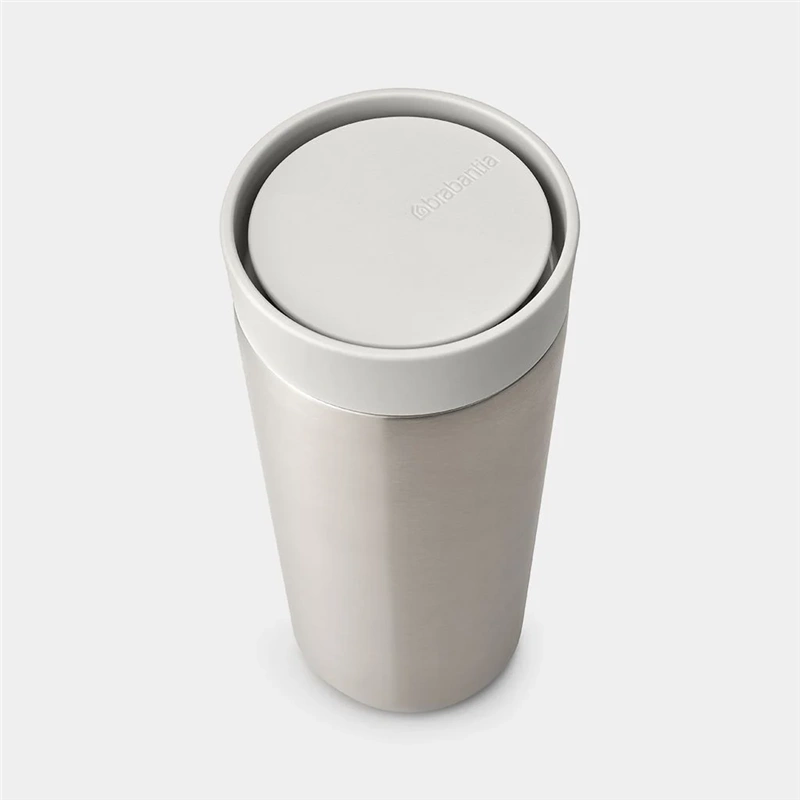 Brabantia - Kubek termiczny 0,36l Make&Take Light Grey