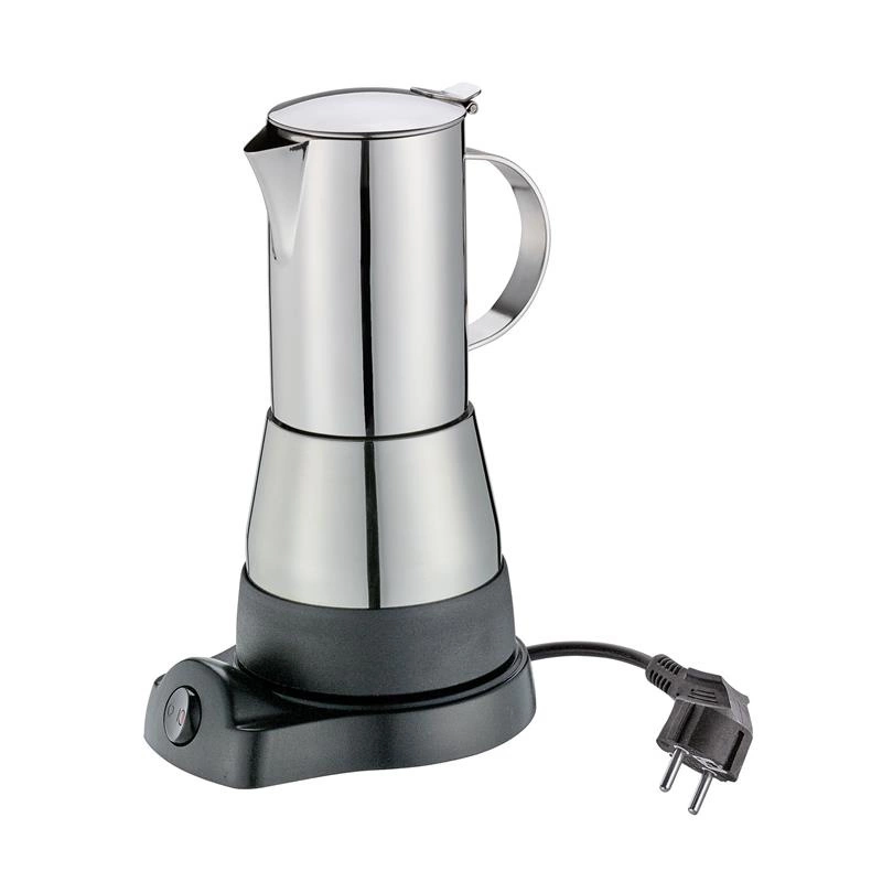 Cilio - kafeteria elektryczna, śred. 11,5x26,5 cm, 6 filiżanek, polerowana Aida