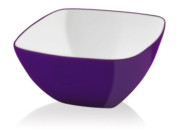 Vialli Design - Miska Livio kwadratowa fioletowa 14 cm