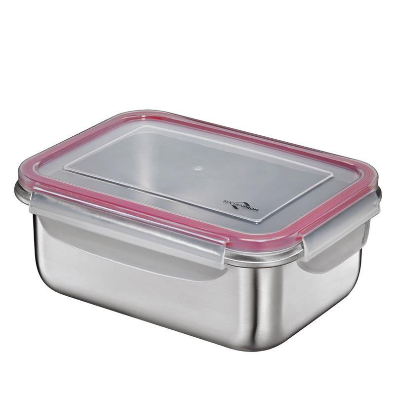 Kuchenprofi - pojemnik na lunch, 1,8 l, 16 x 22 x 8,5 cm, stal nierdzewna/tworzywo sztuczne