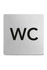 Zack - szyld samoprzylepny WC  Indici 