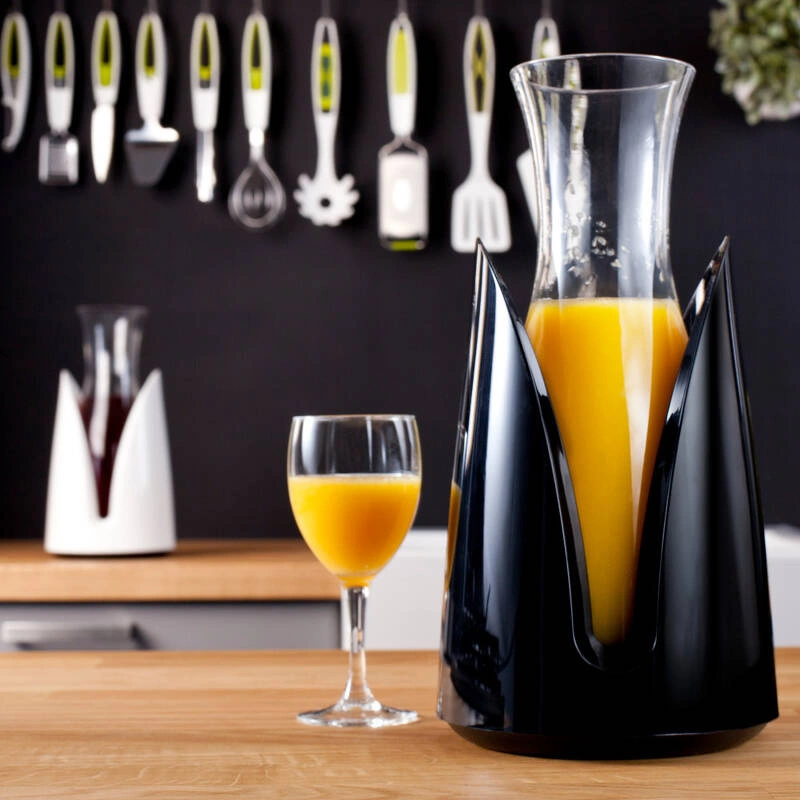 VACU VIN - Karafka chłodząca do wina czarnaczarny