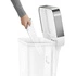 simplehuman - Kosz na śmieci pedałowy Liner Pocket, 45 l; biały