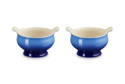 Le Creuset - Zestaw 2 Bulionówek 600ml azure
