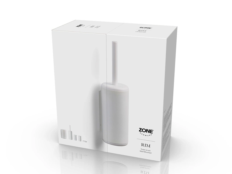 Zone Denmark - Szczotka ścienna do WC Rim White