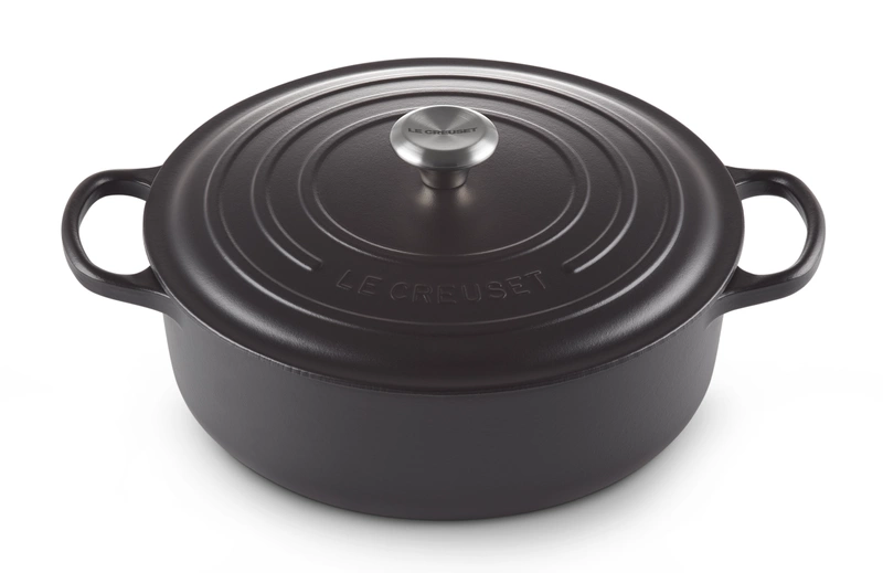 Le Creuset - garnek żeliwny Gourmet 24 cm 3,1 l czarny