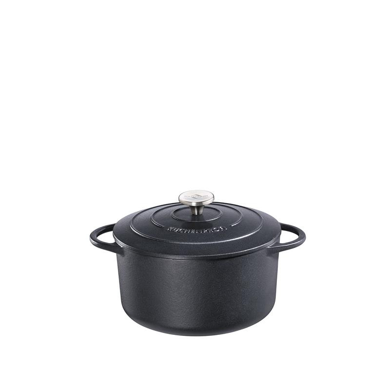 Kuchenprofi - garnek do zapiekania, 4,2 l, śred. 24 cm, czarny Provence