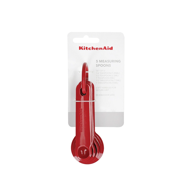 KitchenAid Culinary Tools - miarki kuchenne spoons 5 szt Empire Red