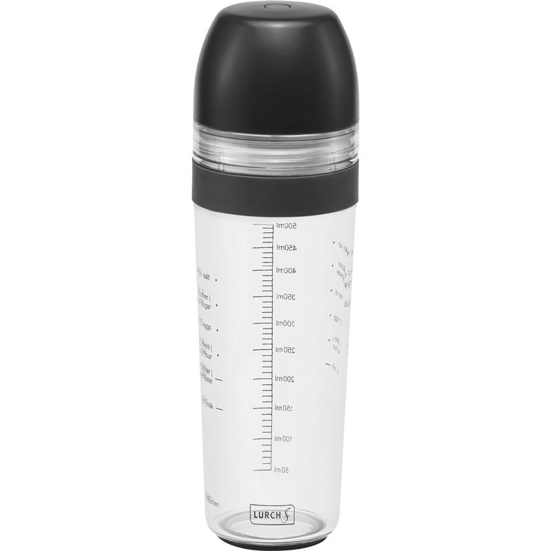 Lurch - shaker do ciasta, tworzywo sztuczne, 0,5 l, śred. 8 x 25 cm, szary