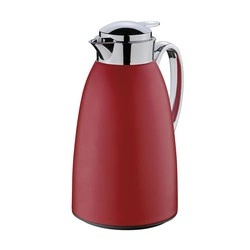 Cilio - dzbanek termiczny, stal nierdzewna, 1,0 l, śred. 14 x 27 cm, czerwony matowy Venezia
