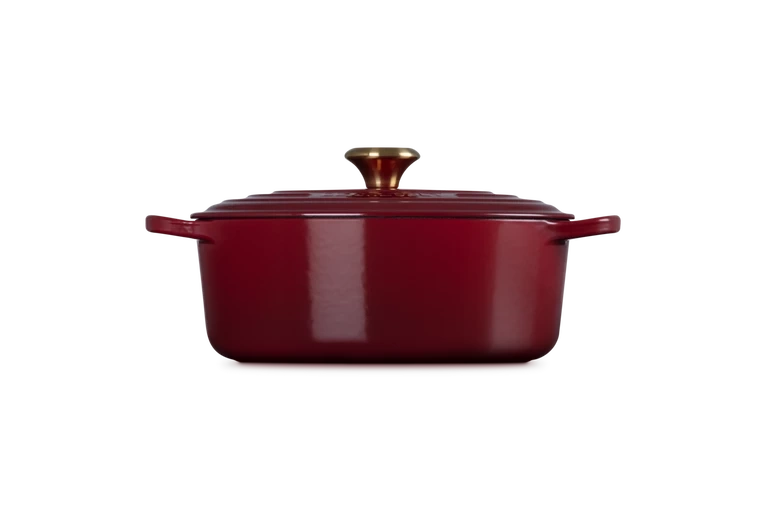 Le Creuset - brytfanna żeliwna emaliowana Signature 31 cm 6,3 l Garnet