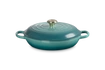 Le Creuset - garnek patelnia Gourmet Signature 30 cm 3,5 l bleu riviera