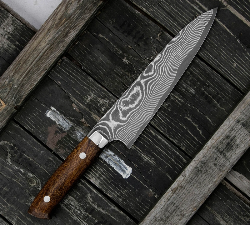 Takeshi Saji - IW Ręcznie kuty nóż Szefa 18cm Tojiro - VG-10