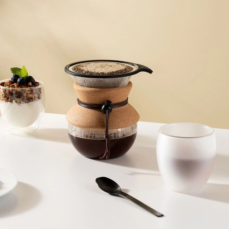 Bodum - zaparzacz do kawy z filtrem stałym Pour Over 500 ml Cork