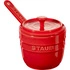 Staub - pojemnik na sól cukier z łyżeczką 9 cm czerwony