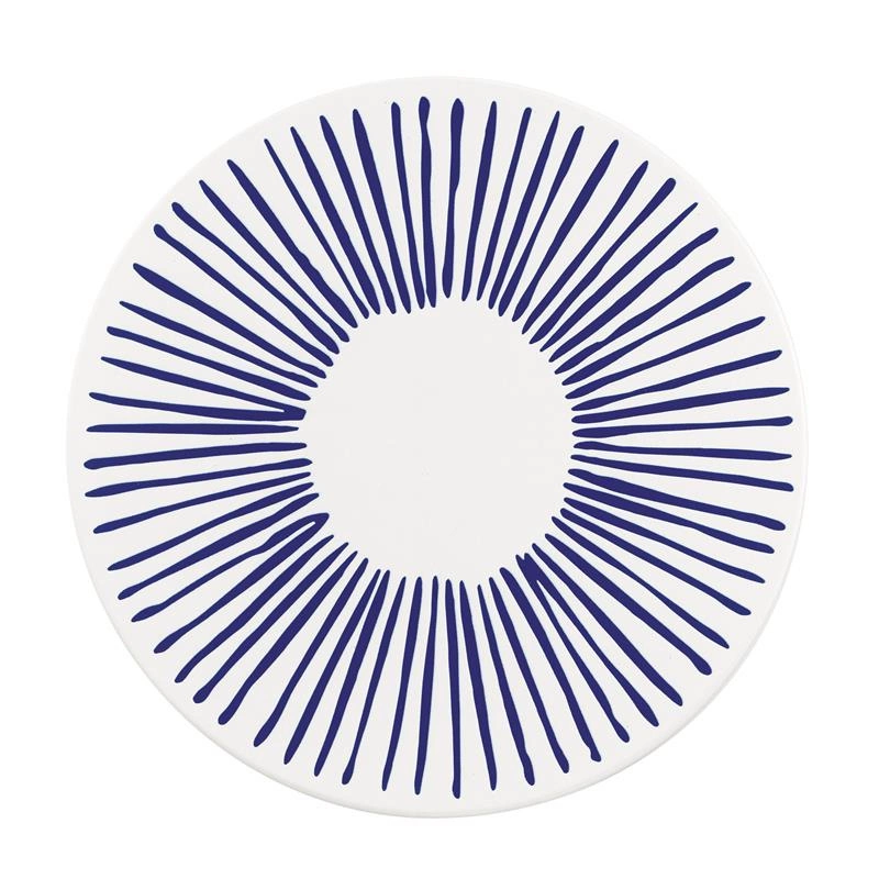 Zassenhaus - podkładka pod gorące naczynia, ceramika/korek, śred. 20 cm, kreski Nordic