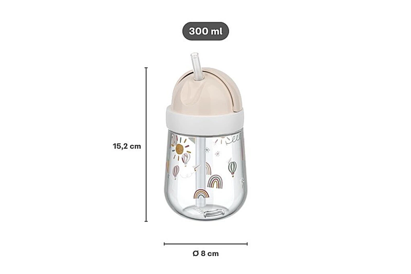 Mepal - Kubek dziecięcy ze słomką 300ml Mio Fairy Garden