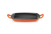 Le Creuset - patelnia żeliwna grillowa z dwoma uchwytami 30 cm Płomienna