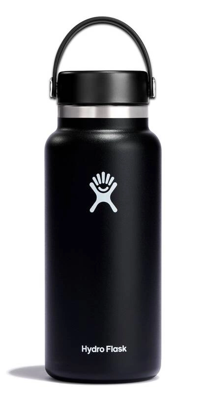 Hydro Flask - Butelka 946 ml Wide Mouth Flex Cap czarny