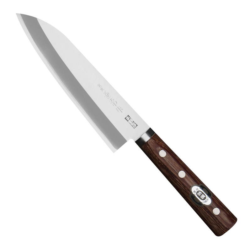 Kanetsune - 2000 Shirogami#2/SS Nóż Santoku 16,5 cm