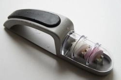 Global - MinoSharp PLUS Ceramiczna ostrzałka wodna 440, szaro-czarna