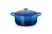 Le Creuset - garnek żeliwny emaliowany Signature 22 cm 3,3 l azure