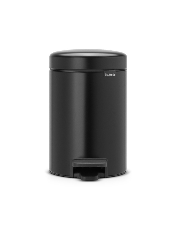 Brabantia - kosz pedałowy 3 L newIcon czarny matowy