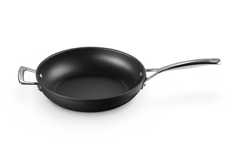 Le Creuset - 2 patelnie z powłoką nieprzywieralną 24 28 cm TNS