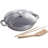 Staub -  żeliwny wok szary 30 cm