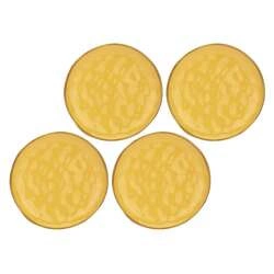 Rose&Tulipani - zestaw 4 talerzy do sałatek 20 cm Concerto Ocra