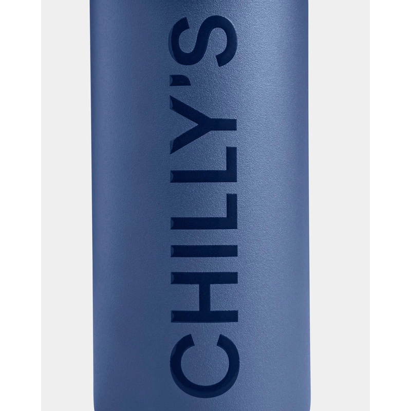 Chilly's Bottles - Butelka sportowa Chilly's | 500 ml | Niebieski (wieloryb)