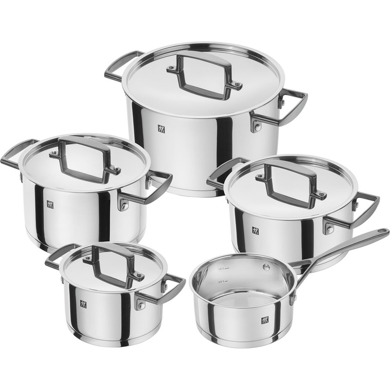 Zwilling - zestaw 5 garnków czarny Bellasera