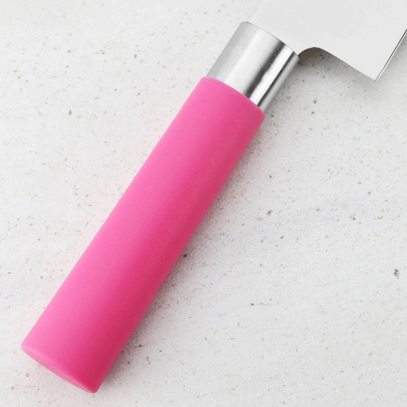 Satake - Macaron Pink Nóż Santoku 17 cm