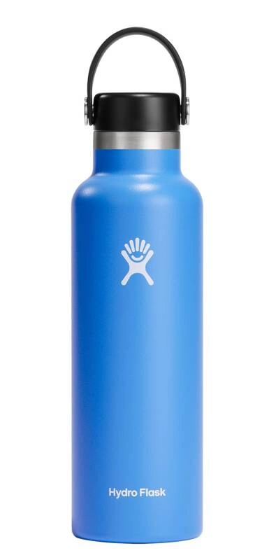 Hydro Flask - Butelka 621 ml Standard Mouth Flex Cap niebieski Cascade