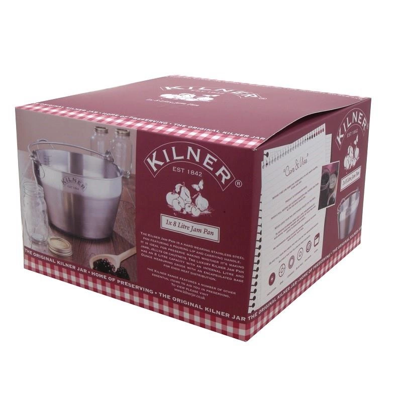 Kilner - Garnek stalowy do dżemów i powideł 8 l