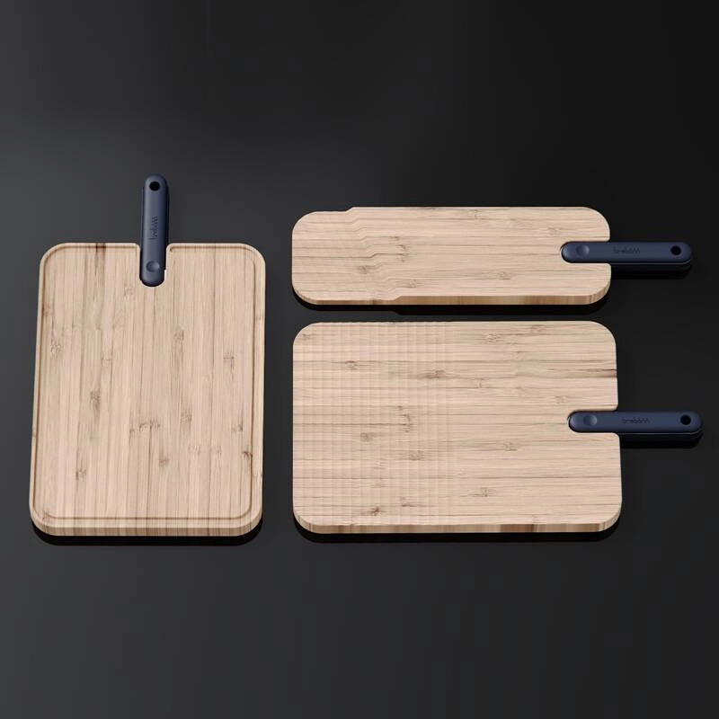 Trebonn - Deska kuchenna z nożem szefa kuchni - Artu Black