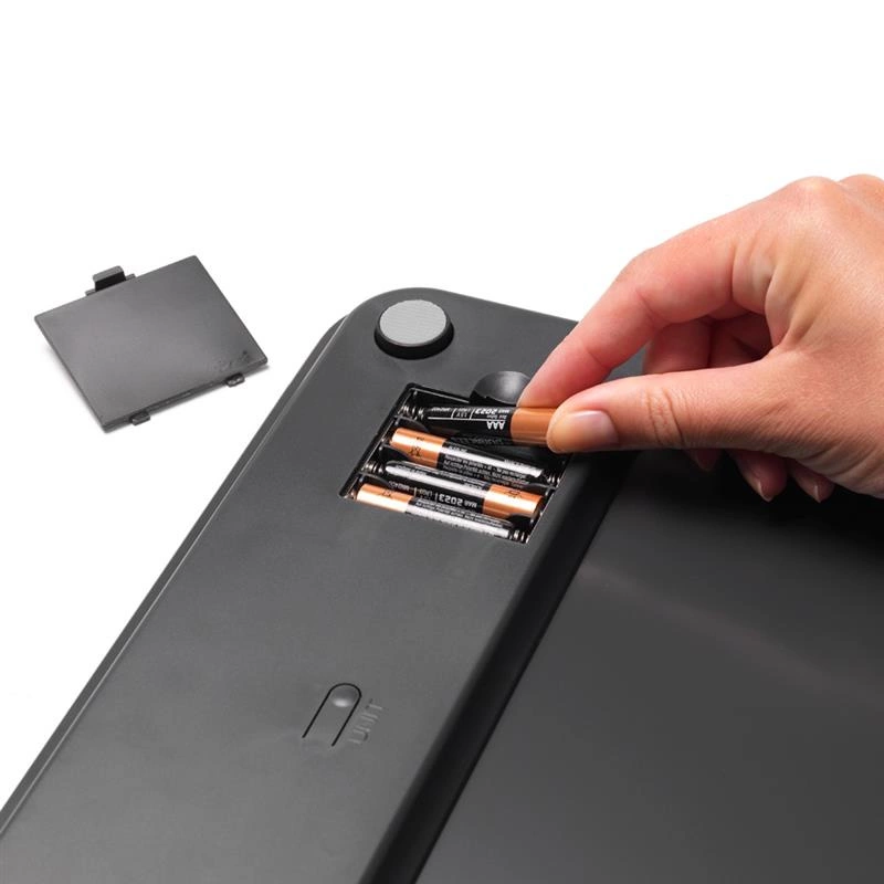 Brabantia - Waga łazienkowa cyfrowa ReNew ciemnoszara