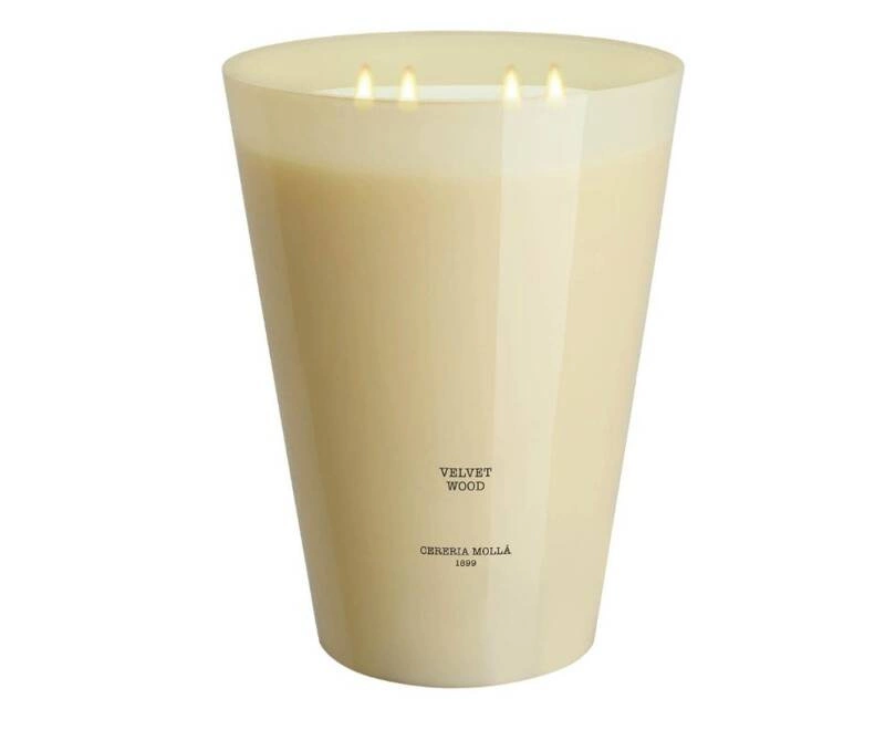 Cereria Molla - Świeca XXL 3,5 kg. Velvet Wood