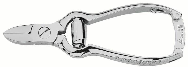 Erbe Solingen - Cążki do paznokci z sprężyną 11,5 cm stal niklowana