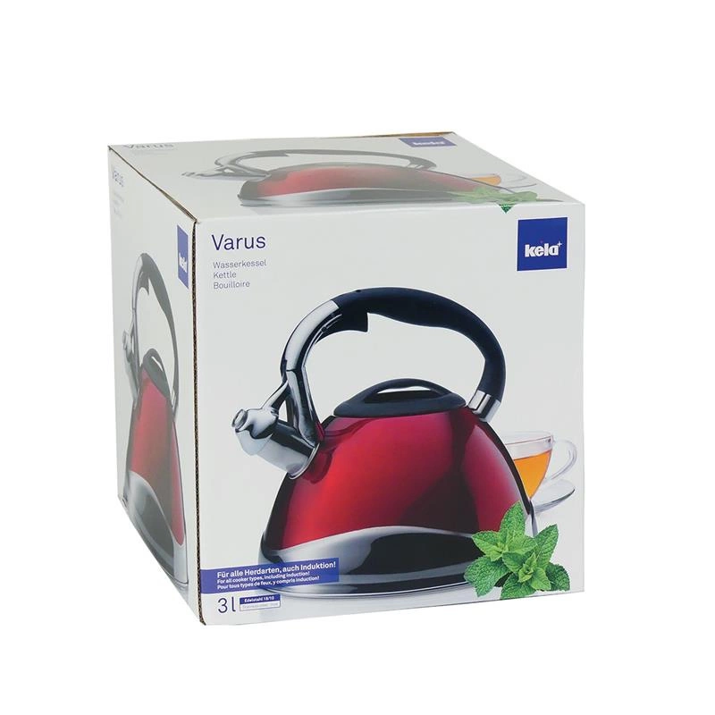 Kela - Czajnik 3 l czerwony Varus