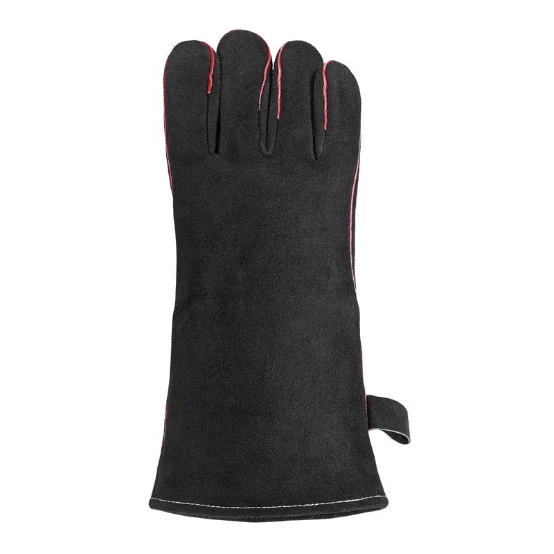 Kuchenprofi - rękawice grillowe, skóra, 35 x 16 cm, czarne Texas