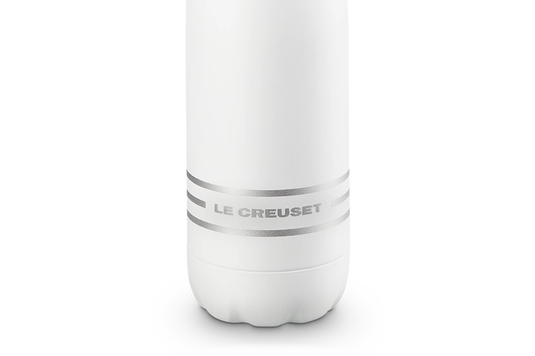 Le Creuset - Butelka termiczna na wodę 500 ml Cotton biała