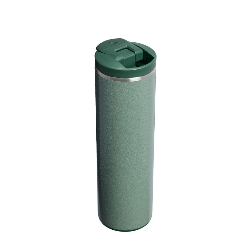 Stanley - kubek termiczny Aerolight Transit FlipTop 0.47L Hammertone Green