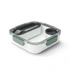 Black & Blum - Lunch box kwadratowy, oliwkowy