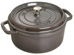 Staub - garnek brytfanna żeliwna szara 3,8 l 24 cm