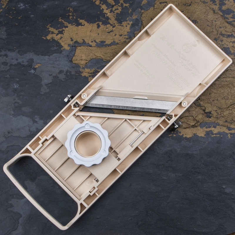 Benriner - Super Standard Mandolina do warzyw 95 mm Beige