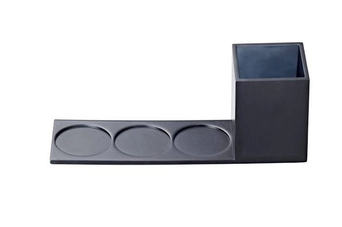 Crush Grind – Podstawka ABS pod 3młynki +pojemnik 28cm czarna