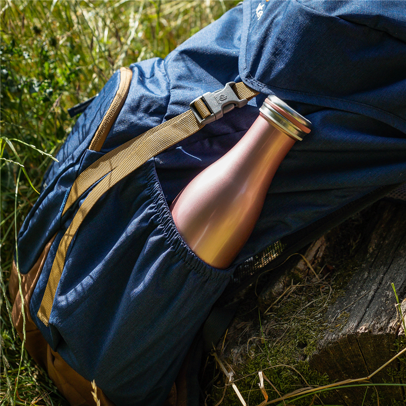 Lurch - butelka termiczna, stalowa, 0,75 l, różowe złoto